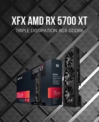 2560개 핵심 라데온 Rx 5700 Xt 그래픽 카드, ETH가 8GB GDDR6 그래픽 카드를 채굴합니다